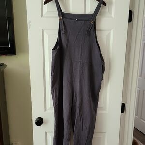 Women's Gray Overalls
